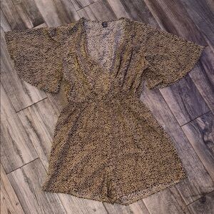 Animal Print Romper